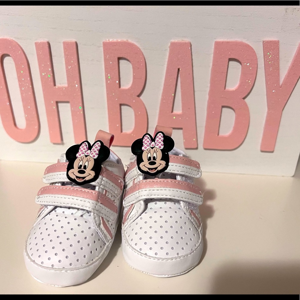 Minnie Mouse shoes.